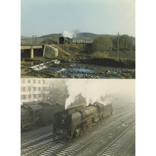 86 - Railway. Overseas Traction - CHINA. A good selection of working steam taken in China, mainly in 1987... 