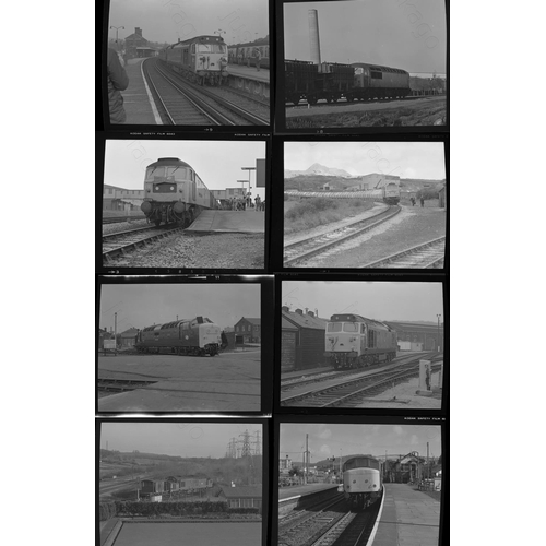 9 - Railway. Original black & white, individual, medium format negatives by John Vaughan.
Approx. 100. R... 