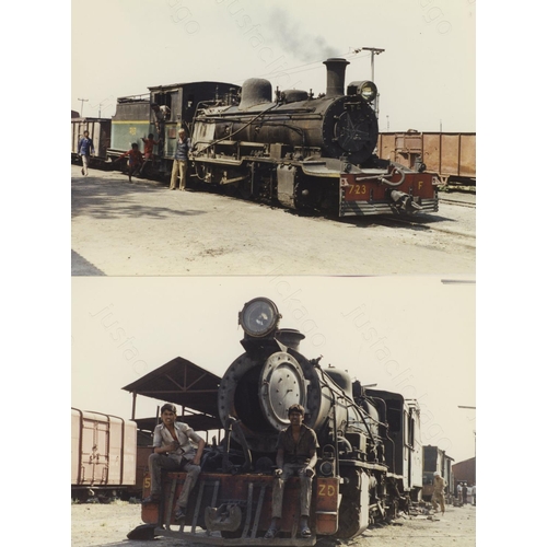 90 - Railway. Overseas Traction - INDIA. A good selection of working steam taken in India, in 1988 and 19... 