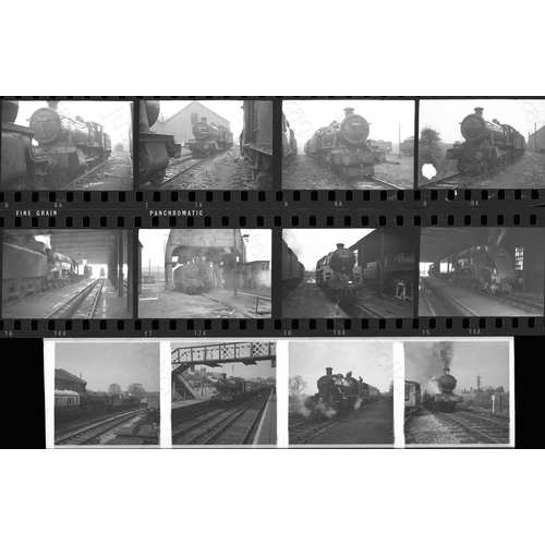 91 - Railway. B.R. Steam and a few Diesels. A selection of BR  steam with some diesels taken in the early... 