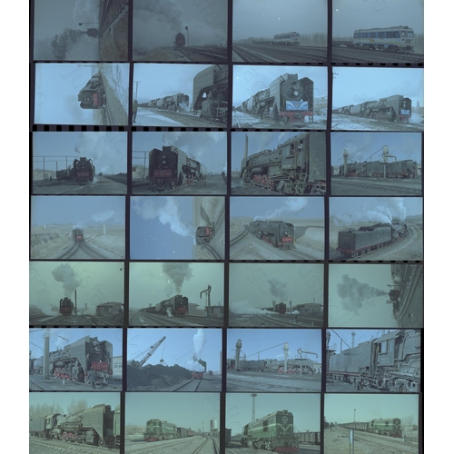 98 - Railway. Overseas Traction - CHINA. A large selection of approx. 1000+ x 35mm colour negatives with ... 