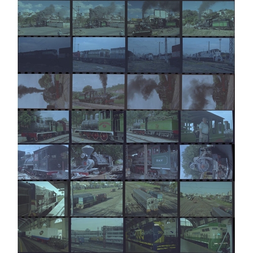 99 - Railway. Overseas Traction - SOUTH AMERICA. A large selection of approx. 1000+ x 35mm colour negativ... 