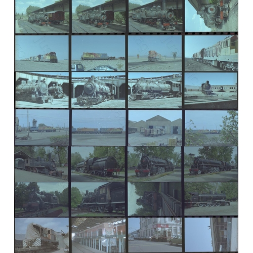 99 - Railway. Overseas Traction - SOUTH AMERICA. A large selection of approx. 1000+ x 35mm colour negativ... 