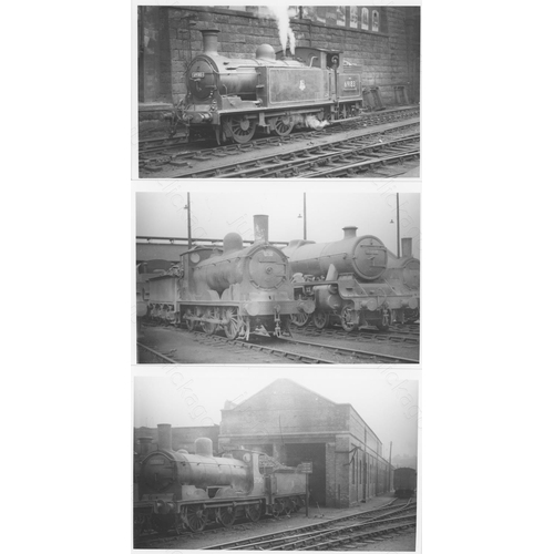 120 - Railway. B.R. Steam. A good collection of approx. 200, black and white, postcard size prints (a few ... 