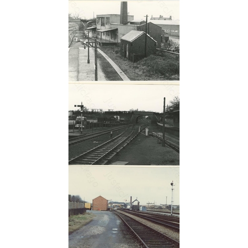 142 - Railway. Infrastructure . A selection of approx. 200, black and white and colour prints, mostly post... 