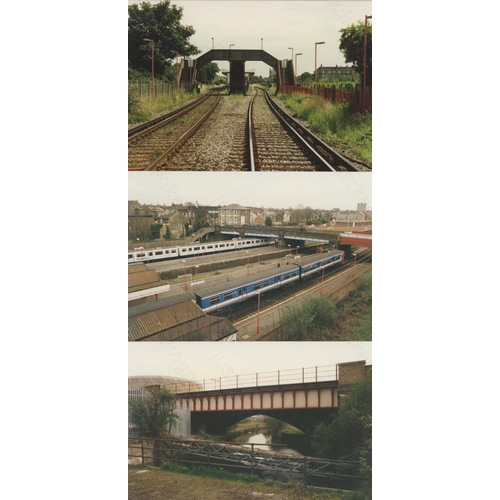 142 - Railway. Infrastructure . A selection of approx. 200, black and white and colour prints, mostly post... 