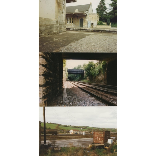 143 - Railway. Infrastructure . A selection of approx. 220, black and white and colour prints, mostly post... 