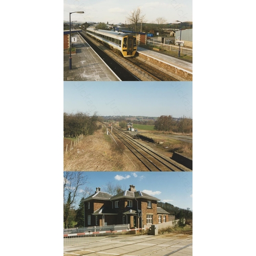 143 - Railway. Infrastructure . A selection of approx. 220, black and white and colour prints, mostly post... 