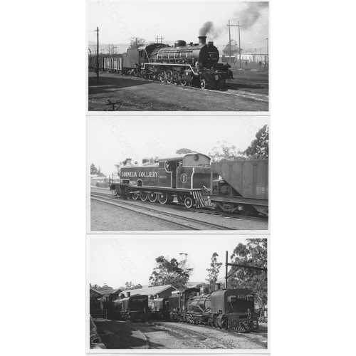 207 - Railway. Overseas Traction - SOUTH AFRICA. A collection of approx. 120, black and white, postcard si... 