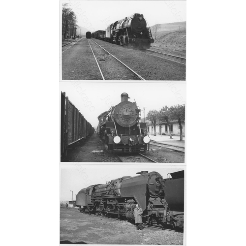 210 - Railway. Overseas Traction - TURKEY. A collection of approx. 125, black and white, postcard size pri... 