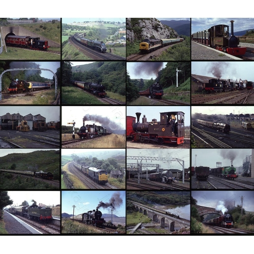 224 - Railway. Heritage Steam, Heritage Diesel and modern traction. A large collection of approx. 600+ x 3... 