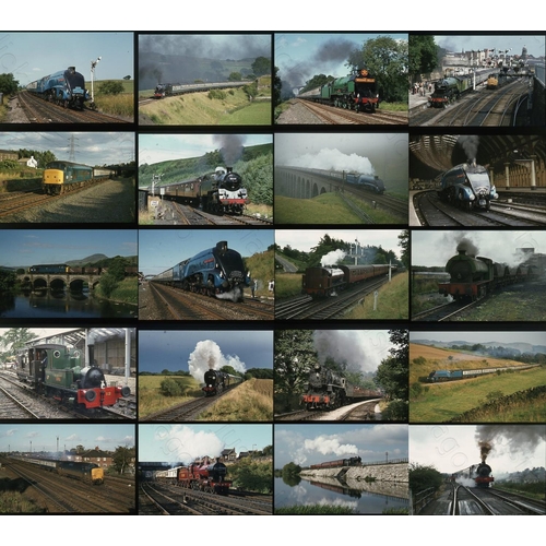 225 - Railway. Heritage Steam, Heritage Diesel and modern traction. A large collection of approx. 800+ x 3... 