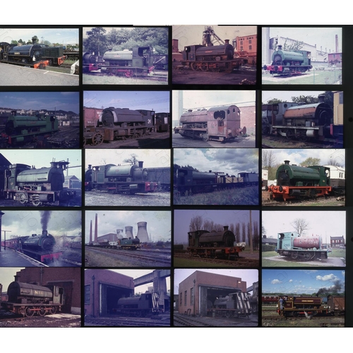 233 - Railway. Industrial. A plastic storage case containing approx.  232 x 35mm colour slides, mainly on ... 