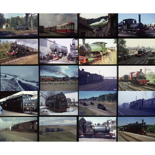 24 - Railway. An assortment of approx. 550+, 35mm colour slides on mixed film stock. The slides date from...