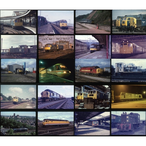 248 - Railway. Modern Traction. A good collection of approx. 297 x 35mm colour slides, on mixed film stock... 