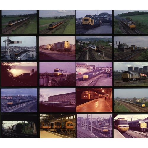 249 - Railway. Modern Traction. A good collection of approx. 300 x 35mm colour slides, on mixed film stock... 