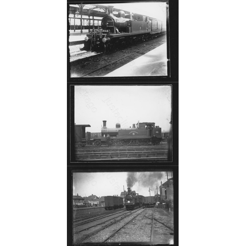 263 - Railway. Pre-Grouping. A rare collection of glass plate negatives, museum quality. The majority of t... 