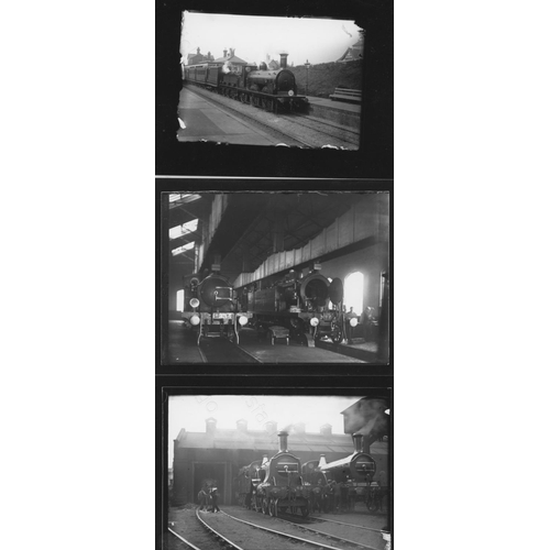 263 - Railway. Pre-Grouping. A rare collection of glass plate negatives, museum quality. The majority of t... 