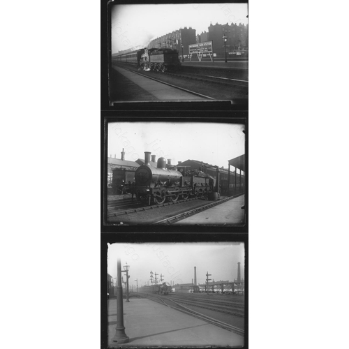 263 - Railway. Pre-Grouping. A rare collection of glass plate negatives, museum quality. The majority of t... 