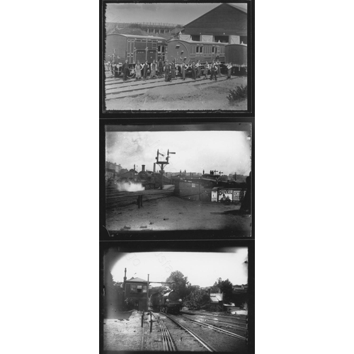 263 - Railway. Pre-Grouping. A rare collection of glass plate negatives, museum quality. The majority of t... 