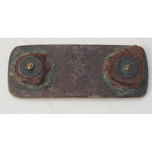 265 - Railway. Railwayana Hardware. An ex G.W.R. brass plate formerly attached to a leather cash bag, engr... 