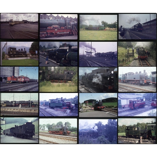 29 - Railway. Overseas Traction and UK Preserved. An assortment of approx. 550+, 35mm colour slides on mi...