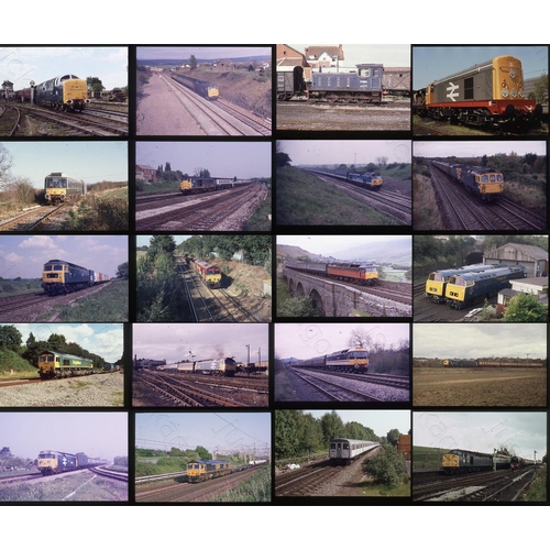 300 - Railway. Modern Traction. A collection approx 200 x 35mm colour slides, stored in 2 