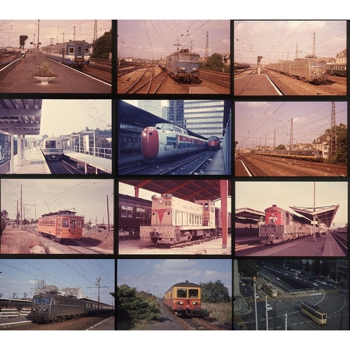 303 - Railway. Overseas Traction - EUROPE & the U.S.A. A collection approx. 160 x 35mm colour slides, stor... 