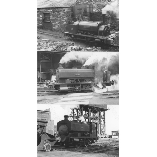 32 - Railway. Industrial. A collection of approx. 220, postcard size, black and white prints. The prints ...