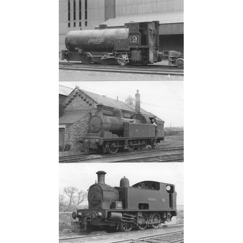 32 - Railway. Industrial. A collection of approx. 220, postcard size, black and white prints. The prints ...