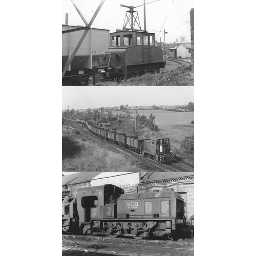 33 - Railway. Industrial. A collection of approx. 220, postcard size, black and white prints. The prints ...