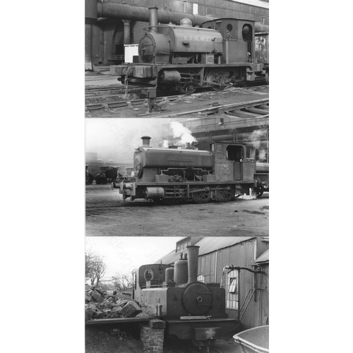 34 - Railway. Industrial. A collection of approx. 220, postcard size, black and white prints. The prints ...