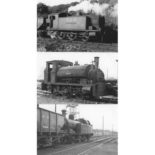 34 - Railway. Industrial. A collection of approx. 220, postcard size, black and white prints. The prints ...