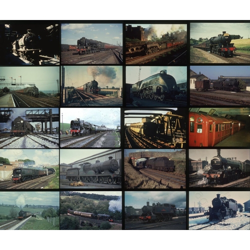 471 - Railway. B.R. Steam. A collection of approx. 156 x 35mm, DUPLICATE, colour slides. The slides are ma... 