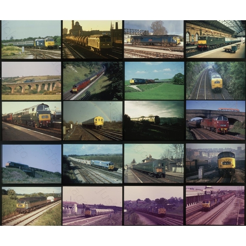 472 - Railway. Modern Traction. A collection of approx. 145 x 35mm, DUPLICATE, colour slides, housed in a ... 