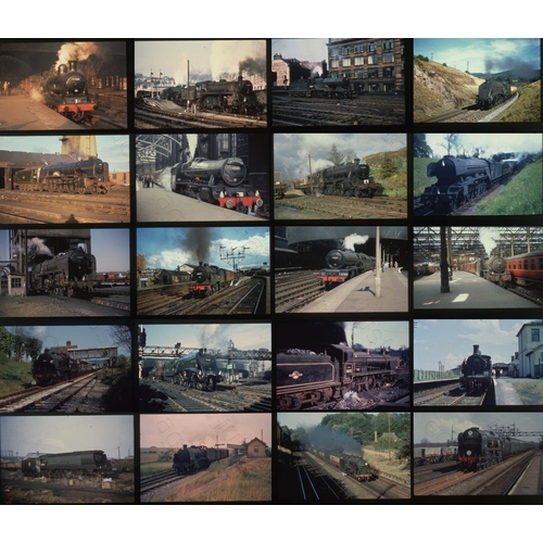 473 - Railway. B.R. Steam. A collection of approx. 83 x 35mm, DUPLICATE, colour slides. The slides are fro... 