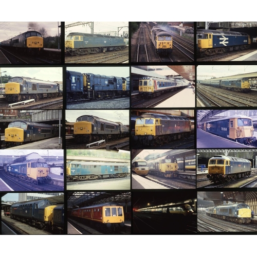 475 - Railway. Modern Traction. A collection of approx. 135 x 35mm, colour slides, on mixed film stock. Th... 