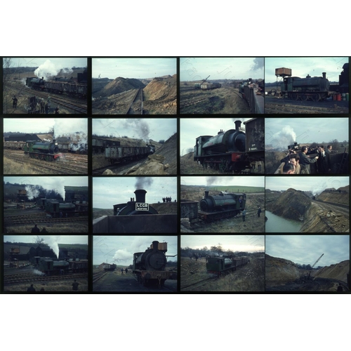 476 - Railway. Industrial. A small assortment of 37 x 35mm, colour slides, on Agfa film stock. The slides ... 