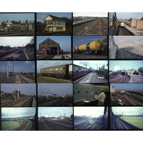 478 - Railway. Industrial. A small assortment of approx. 135 x 35mm, colour slides, on Agfa film stock, ba... 