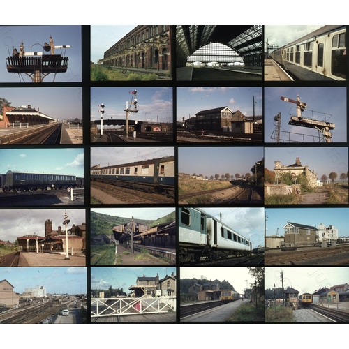 478 - Railway. Industrial. A small assortment of approx. 135 x 35mm, colour slides, on Agfa film stock, ba... 