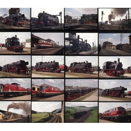 479 - Railway. Overseas Traction. A small assortment of 36 x 35mm, colour slides, on Agfa film stock. The ... 