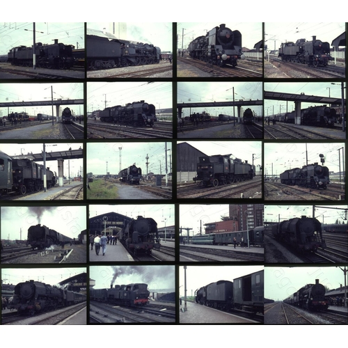 480 - Railway. Overseas Traction. A small assortment of 28 x 35mm, colour slides, on Agfa film stock. The ... 