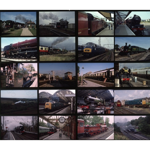 487 - Railway. Heritage Railways. A large assortment of approx.  600 x 35mm, colour slides, on Kodak film ... 