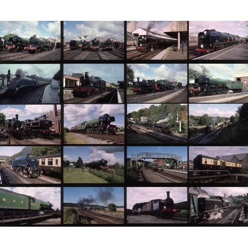 487 - Railway. Heritage Railways. A large assortment of approx.  600 x 35mm, colour slides, on Kodak film ... 