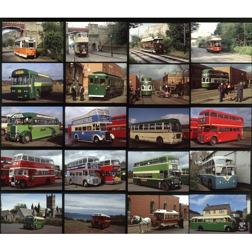 499 - U.K. Bus and Tram. A large collection of approx. 1300 x 35mm, colour slides, mainly on Fuji film sto... 