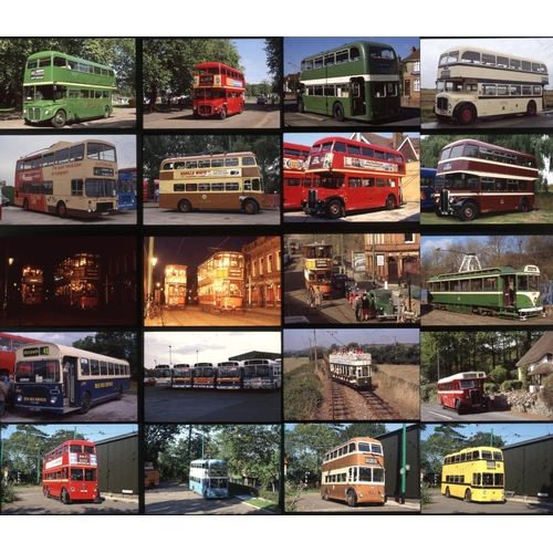 499 - U.K. Bus and Tram. A large collection of approx. 1300 x 35mm, colour slides, mainly on Fuji film sto... 