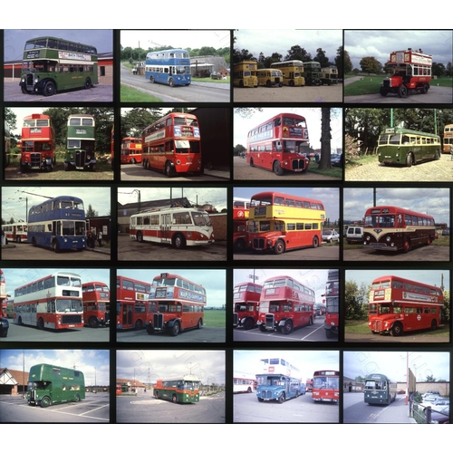 499 - U.K. Bus and Tram. A large collection of approx. 1300 x 35mm, colour slides, mainly on Fuji film sto... 