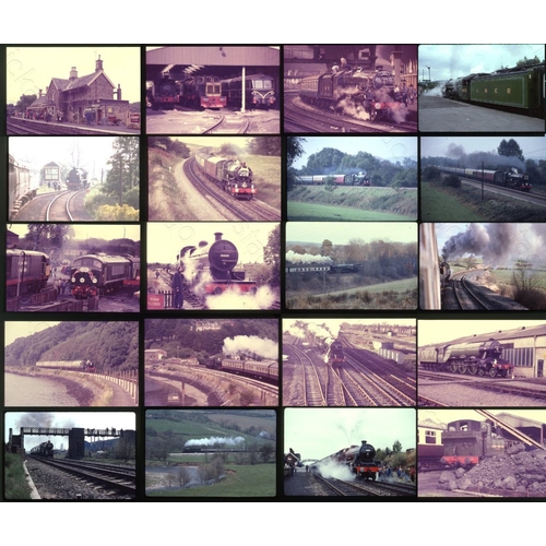 500 - Railway. Heritage Railways. A large collection of approx. 500 x 35mm, colour slides, on mixed film s... 