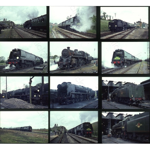 501 - Railway. BR Steam. A small selection of 26 x 35mm, original Agfa colour slides. The slides date from... 