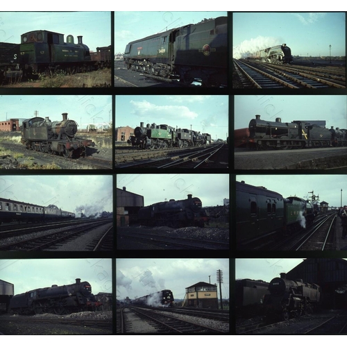 502 - Railway. BR Steam. A small selection of 29 x 35mm, original Agfa colour slides. The slides date from... 